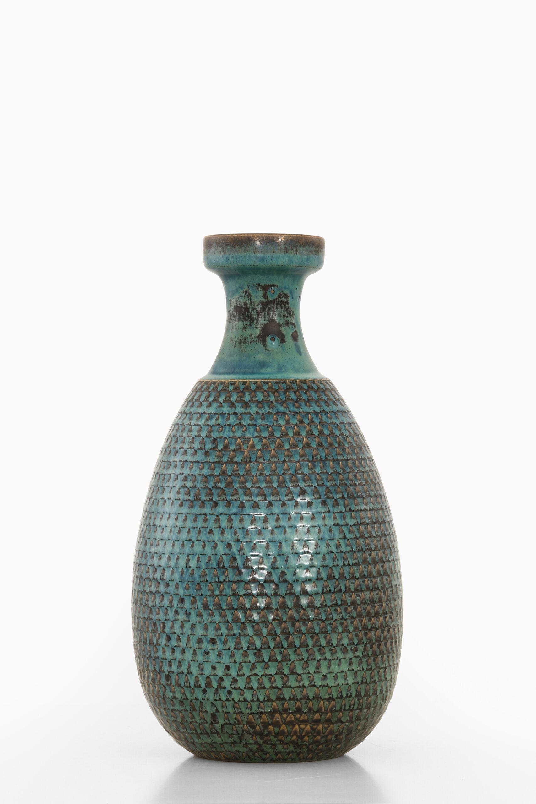 Stig Lindberg-Vase, hergestellt von Gustavsberg (Skandinavische Moderne) im Angebot