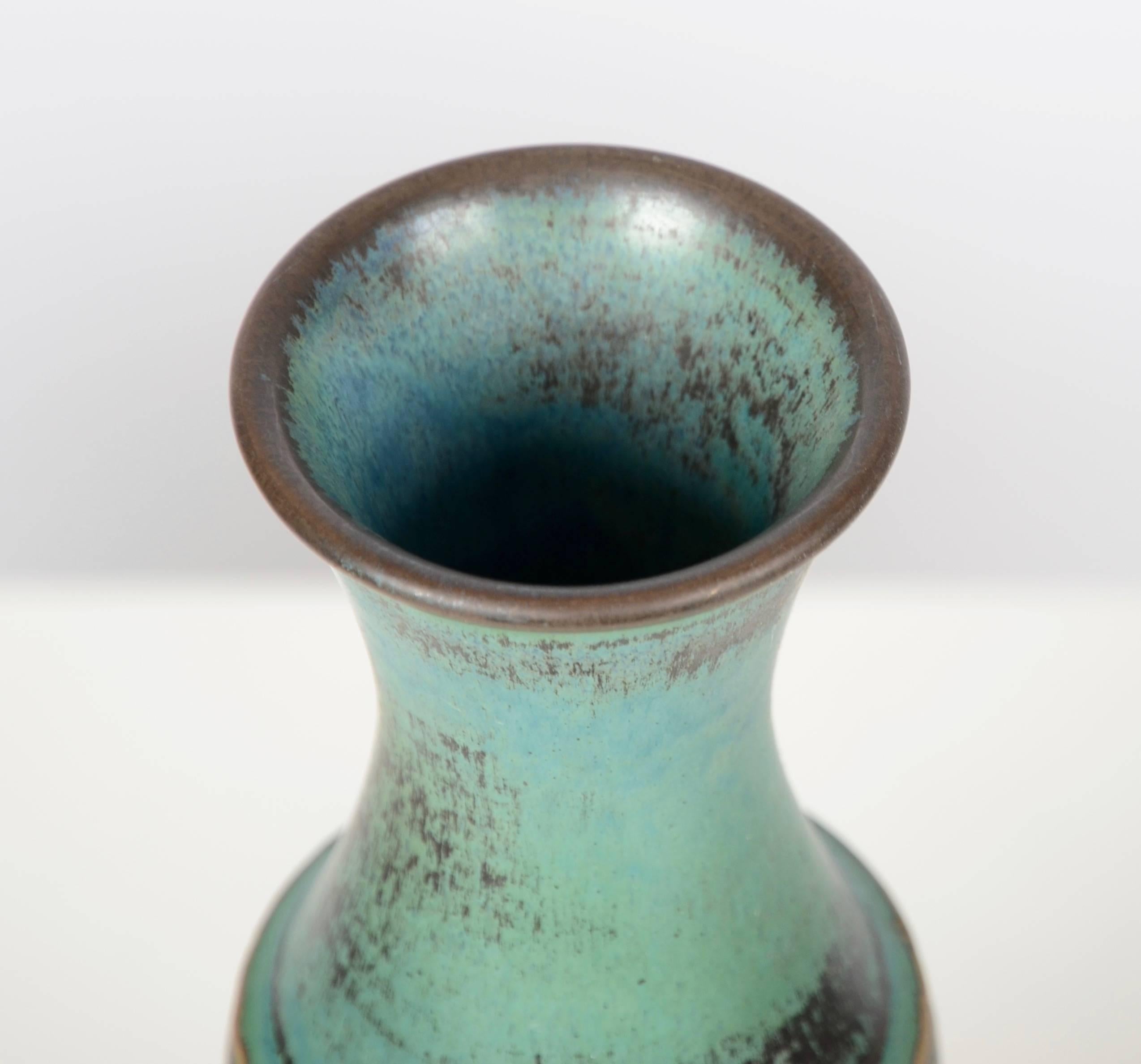 Swedish Stig Lindberg, Vase, Stoneware, Gustavsberg Studio