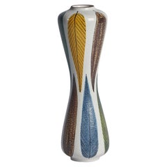 Stig Lindberg, Vase, Steingut, Schweden, 1960er-Jahre