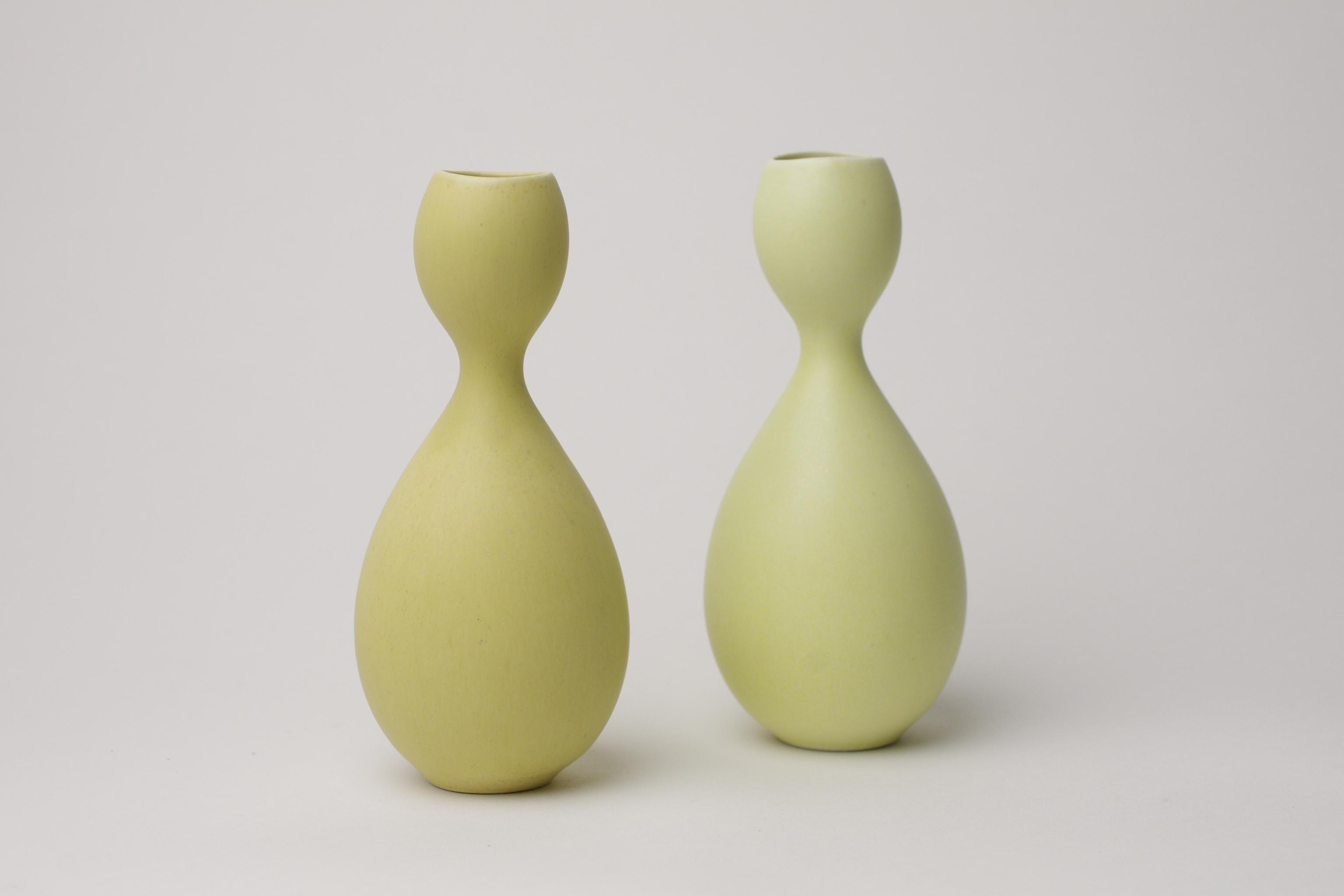 Swedish Stig Lindberg - Vitrin - 2 vases For Sale