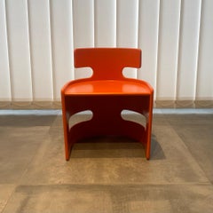 Stig Lönngren, sedia o sgabello per bambini di metà secolo di Hagafors, Svezia, anni '60