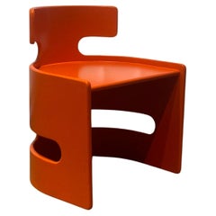 Stig Lönngren, chaise ou tabouret d'enfant du milieu du siècle par Hagafors, Suède, années 1960