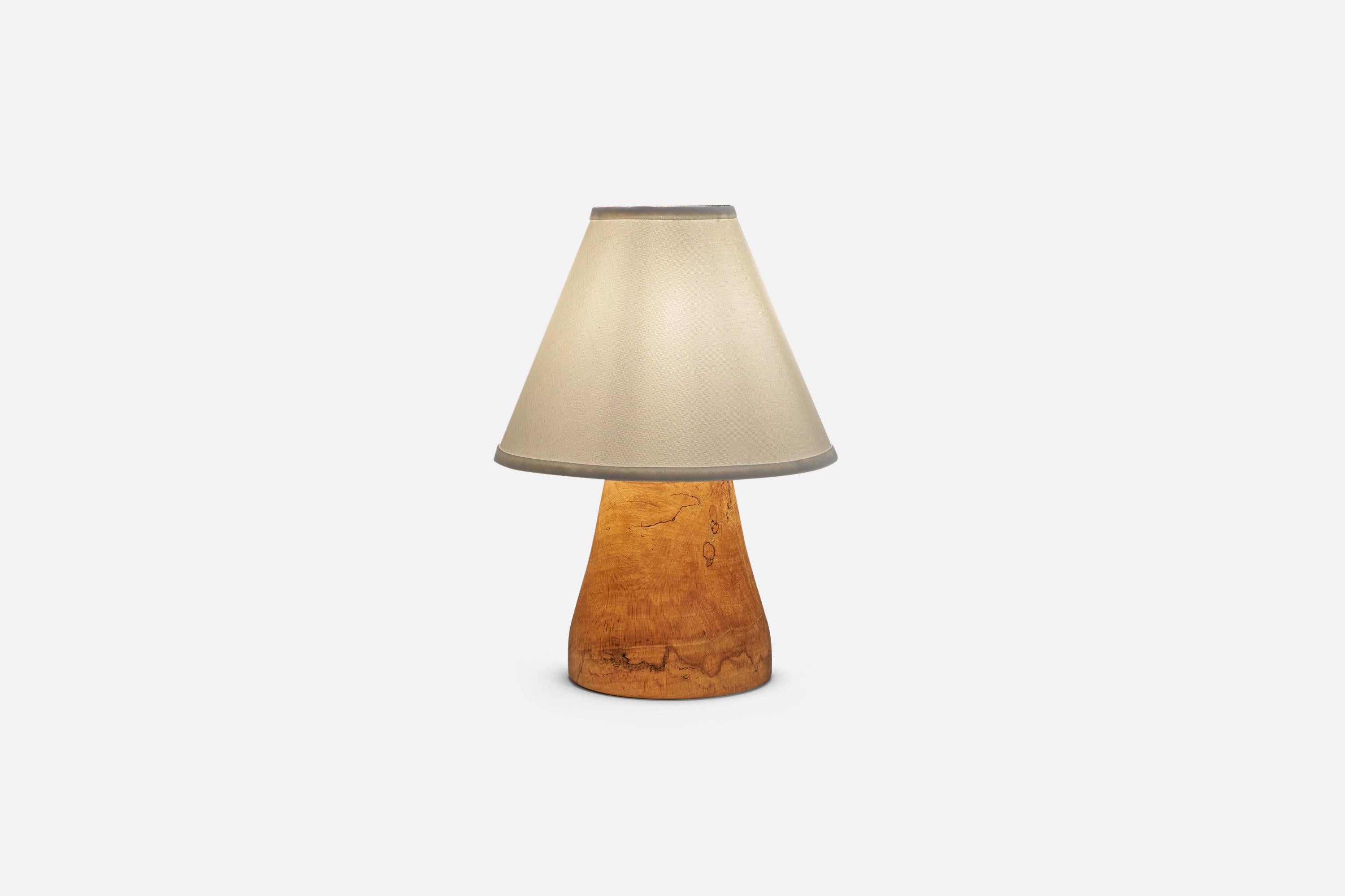 Suédois Lampe de bureau Stig Pettersson, en hêtre, Suède, années 1950 en vente