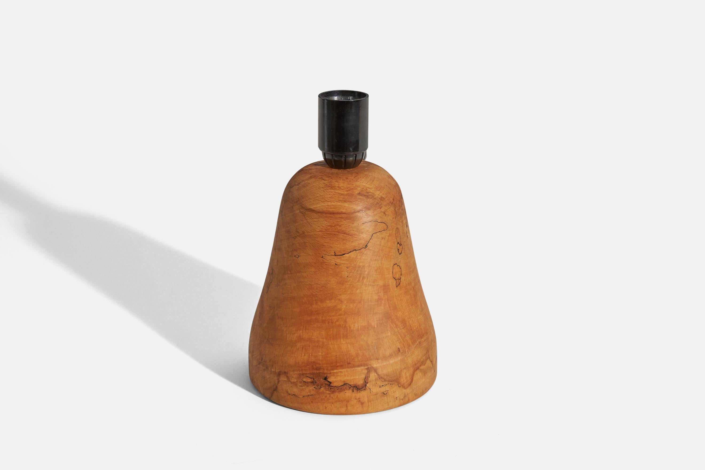Lampe de bureau Stig Pettersson, en hêtre, Suède, années 1950 Bon état - En vente à High Point, NC