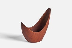 Stig Sandqvist, Small Bowl, Teak, Sweden, 1950s