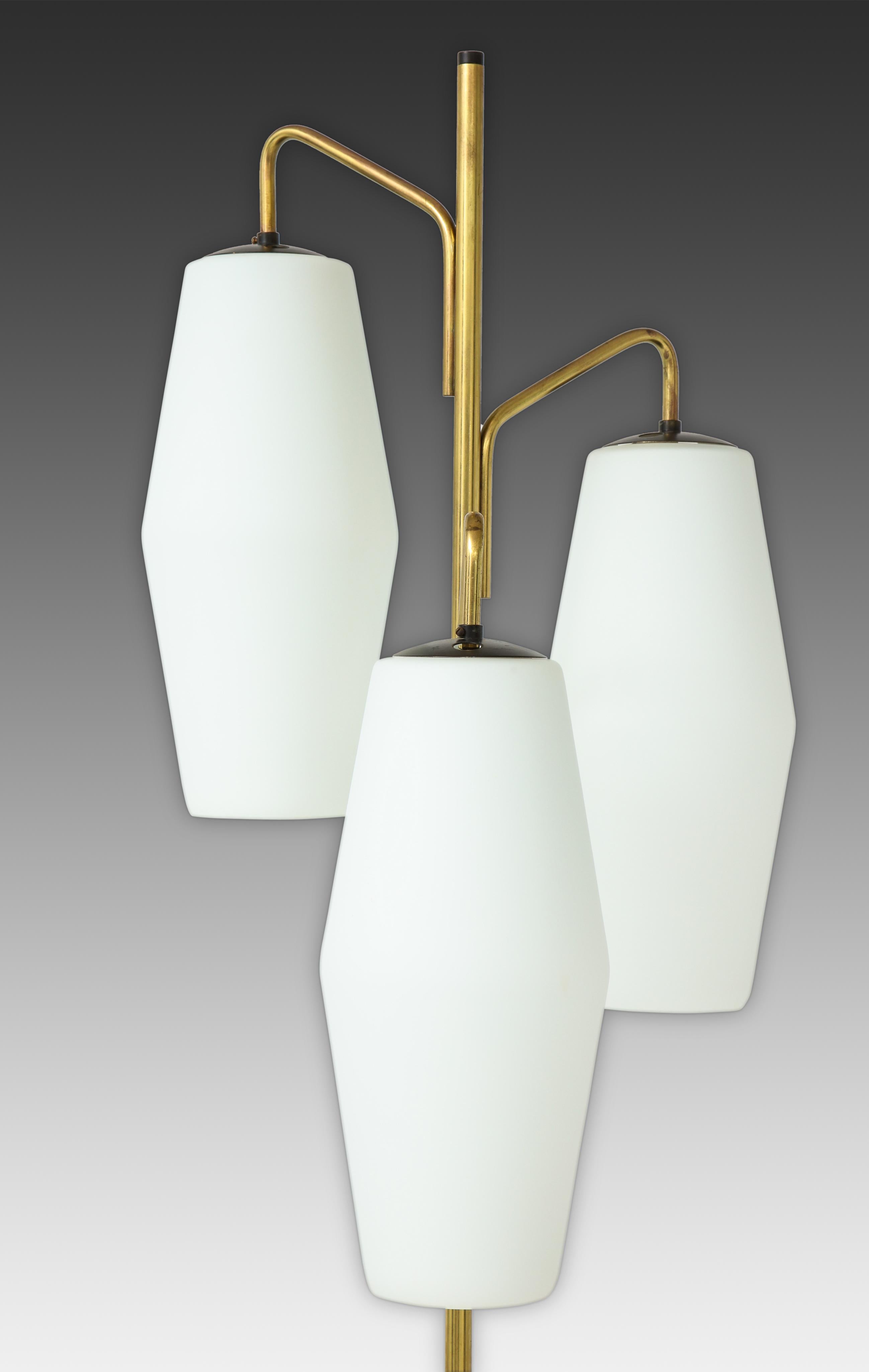 Mid-Century Modern Stiilnovo Floor Lamp Model 4052