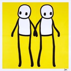 Holding Hands Yellow (Signé)