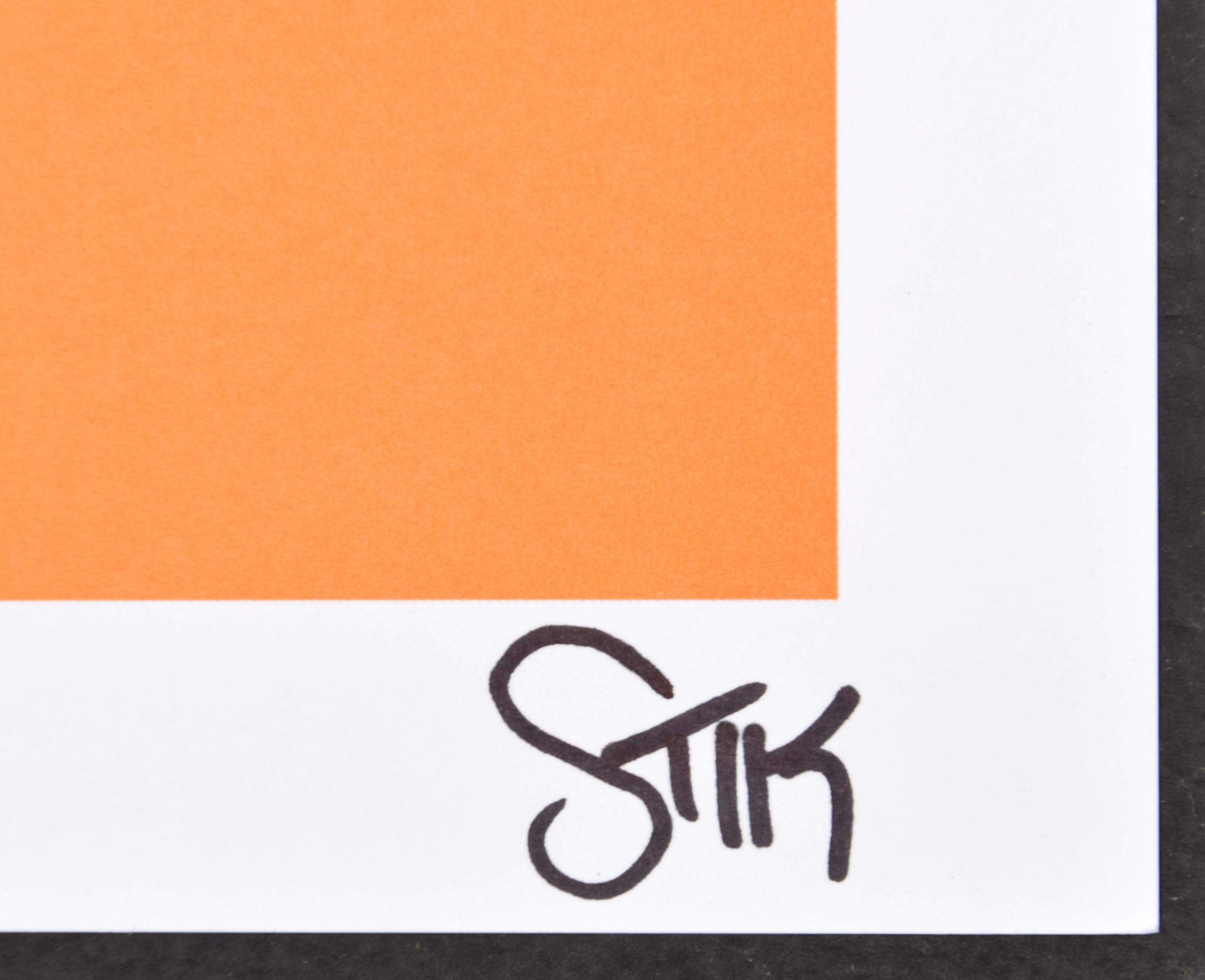 Set of 5 STIK HOLDING HANDS Lithographs, Signed For Sale 5