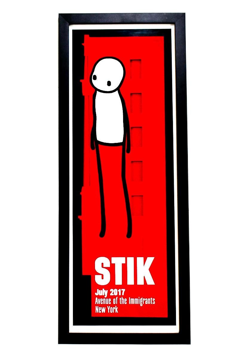 STIK Avenue des immigrés - Print de Stik