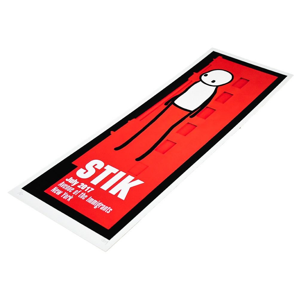 STIK Avenue Of The Immigrants Print For Sale 3