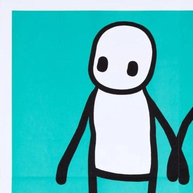 Stik, Holding Hands Teal For Sale 2