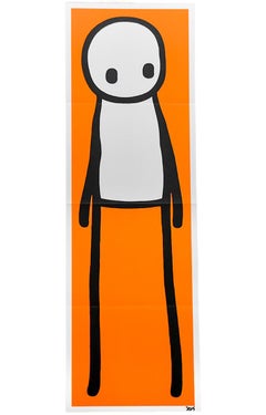 STIK Standing Figure (Orange Signed)