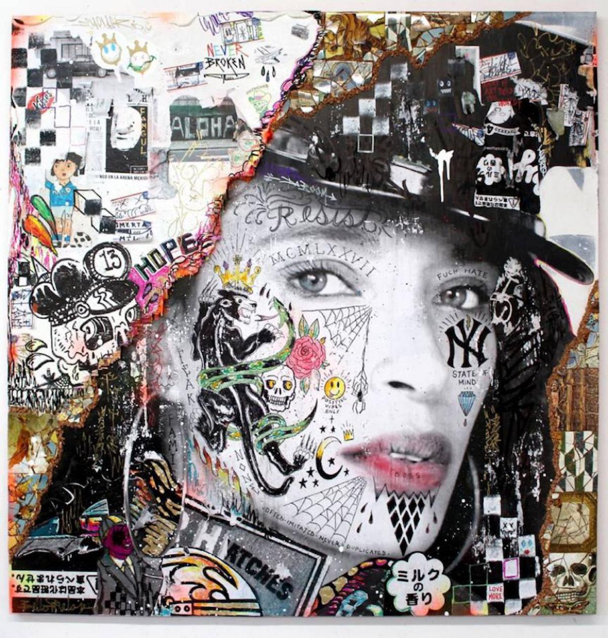 Brandi Quinones - Mixed Media Art di Stikki Peaches