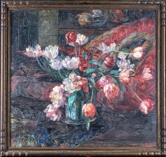 Still Life with Vase by Jean-Jacques Foulon 'Kraainem, 1923 - Kraainem, 1980'