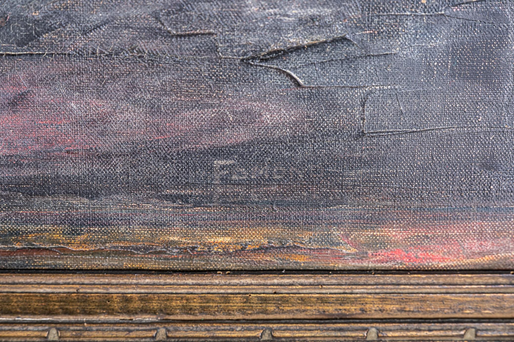 Dipinto a mano Natura morta con vaso di Jean-Jacques Foulon 