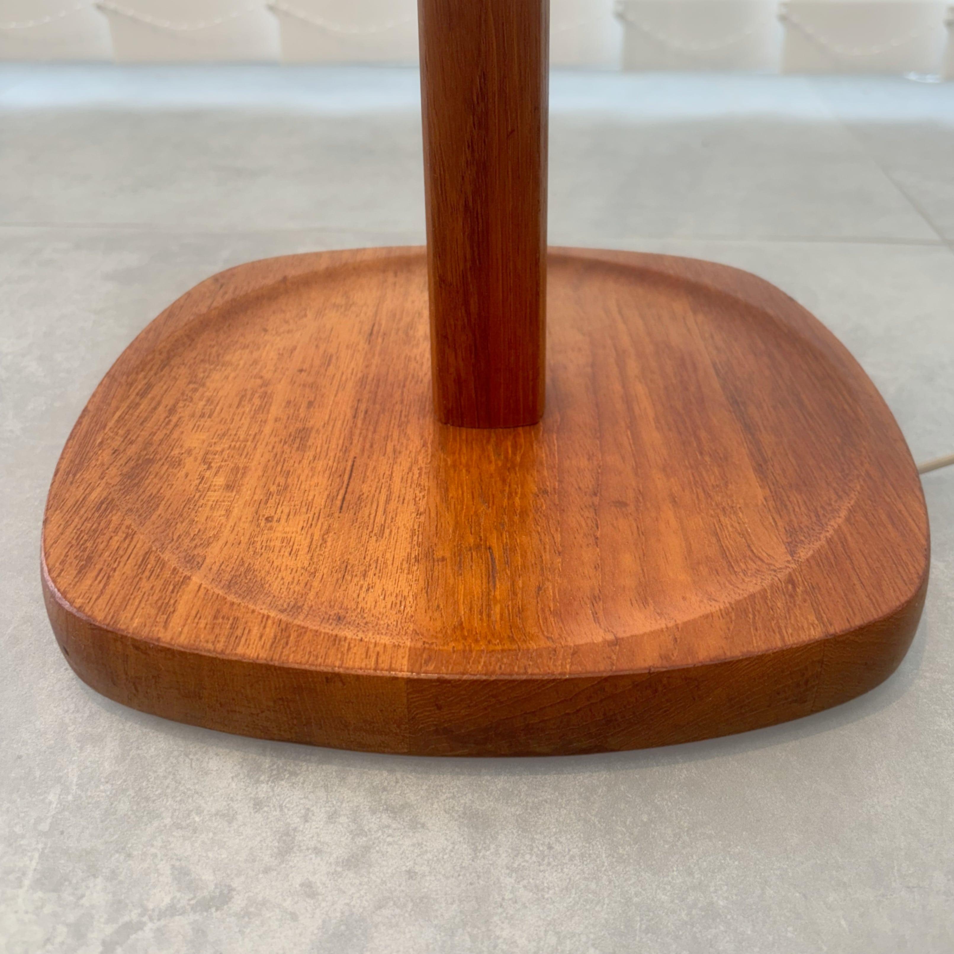 Stilarmatur Tranås floor lamp, teak and brass, Sweden, 1960s For Sale 3