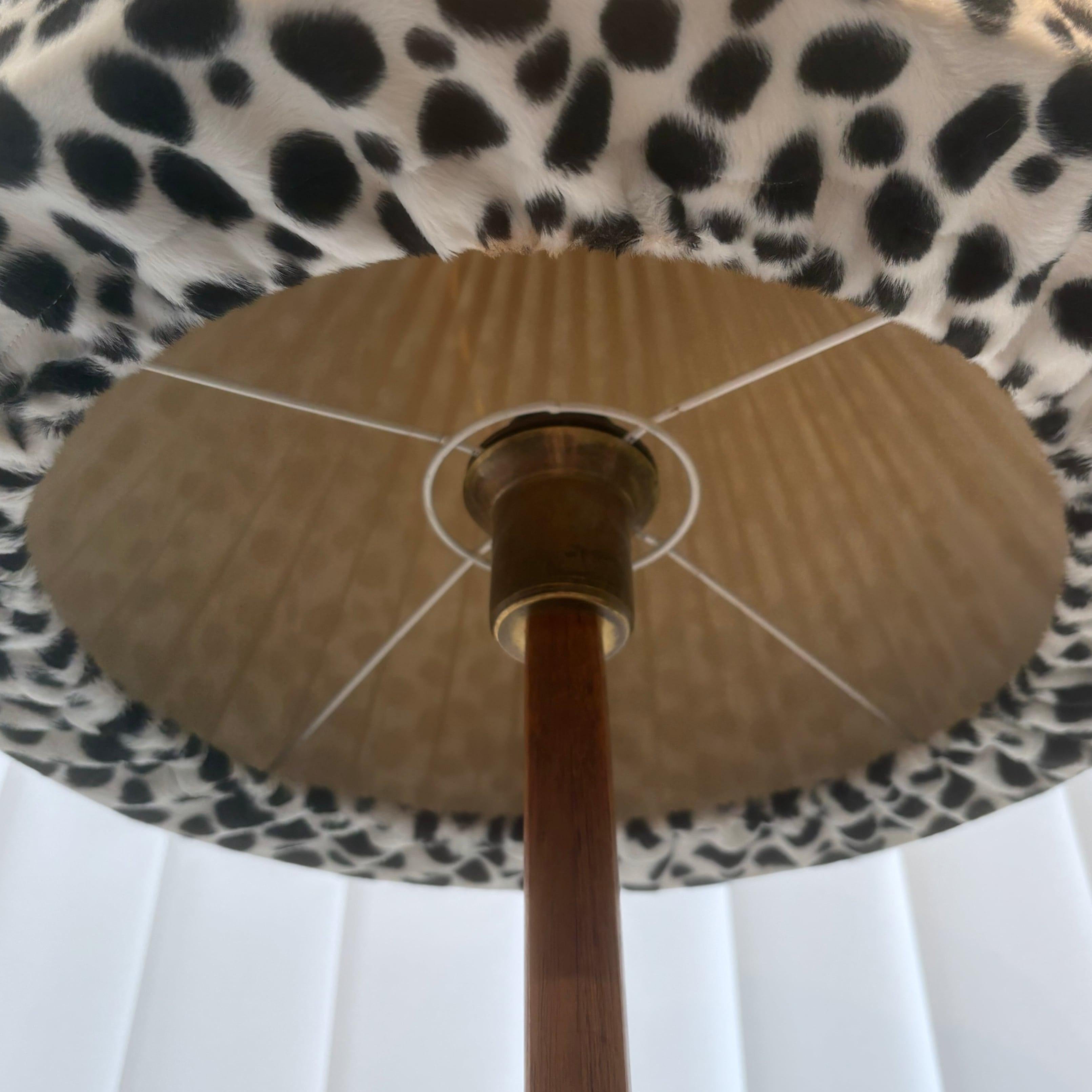 Stilarmatur Tranås floor lamp, teak and brass, Sweden, 1960s For Sale 2