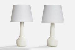 Stilarmatur Tranås, Tischlampen, Glas, Messing, Schweden, 1960er Jahre