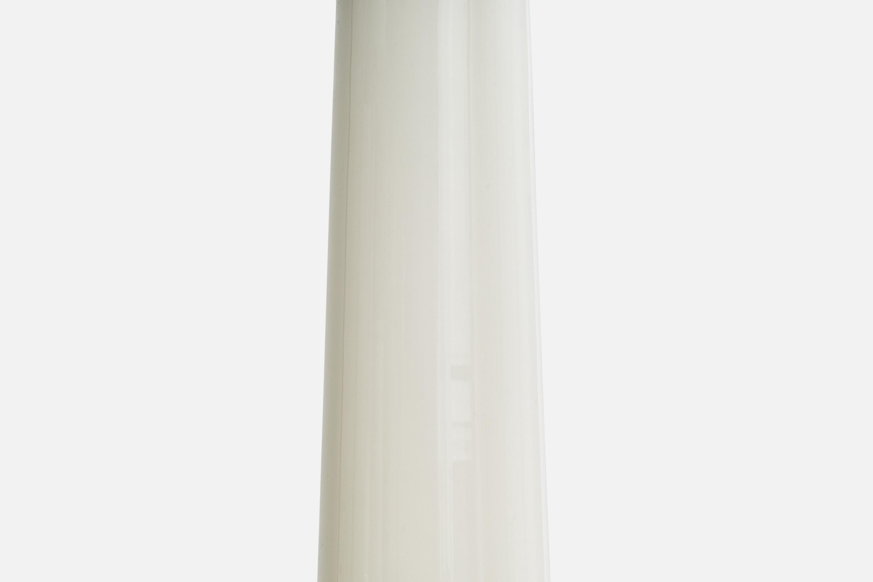 Stilarmatur Tranås, Table Lamps, Glass, Brass, Sweden, 1960s For Sale 1
