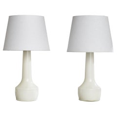 Stilarmatur Tranås, Tischlampen, Glas, Messing, Schweden, 1960er Jahre