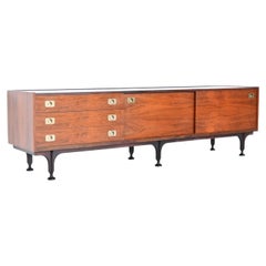 Stildomus Low Sideboard Rosewood Italy 1960