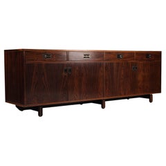 Credenza Italiana Estilo Stildomus en Chapa de Palisandro, Italia Años 60