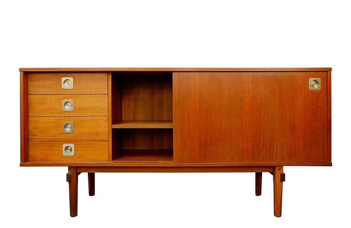 Stildomus Teak Sideboard, Italy, 1960s In Good Condition In Brussels , BE