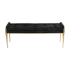 Stiletto Bench with Polished Brass Structure by Maison Valentina