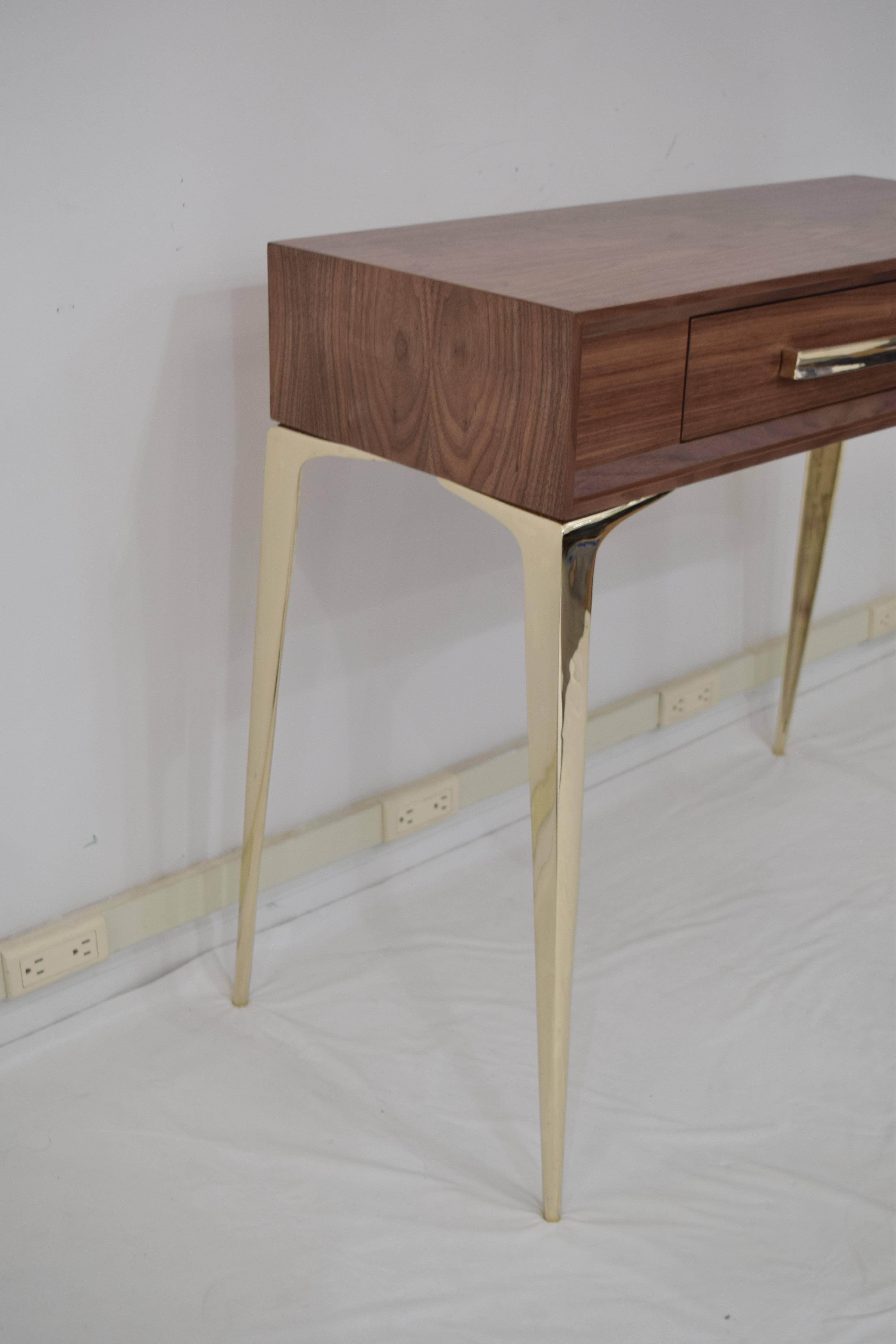 American Stiletto Single Drawer Console For Sale