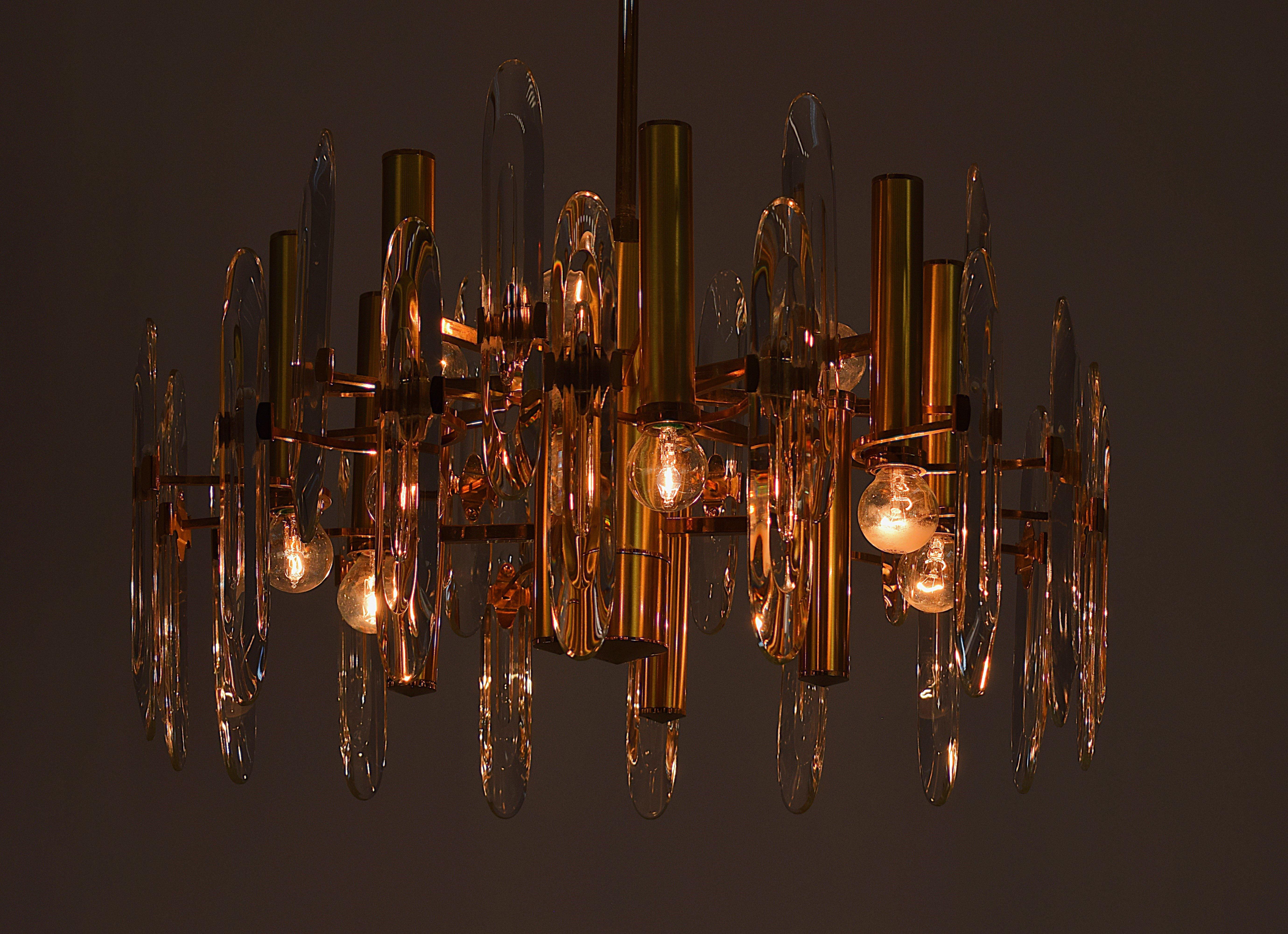Stilkronen - Coppia Lampadari , 1970 en venta 3