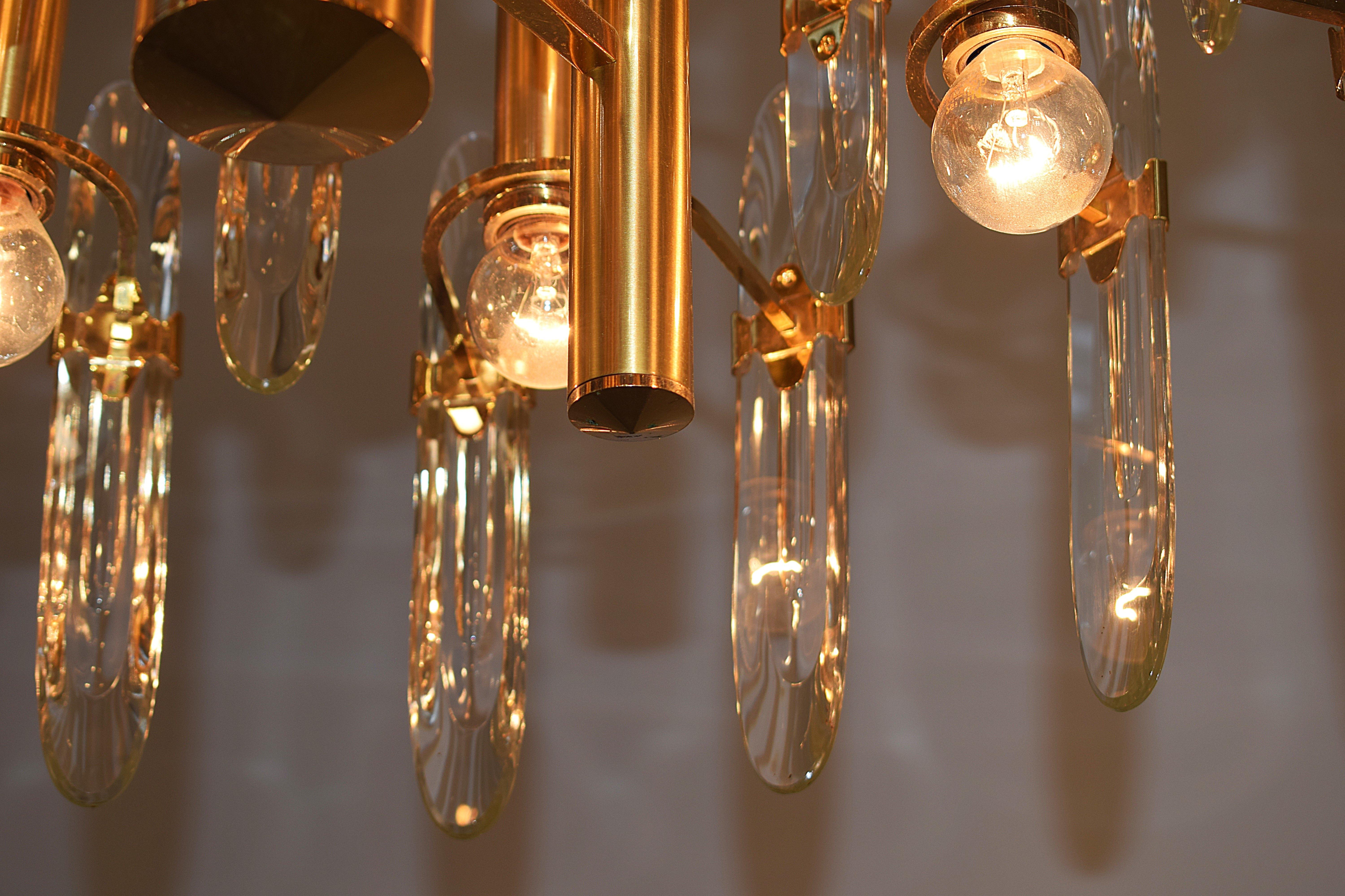 Stilkronen - Coppia Lampadari , 1970 en venta 7