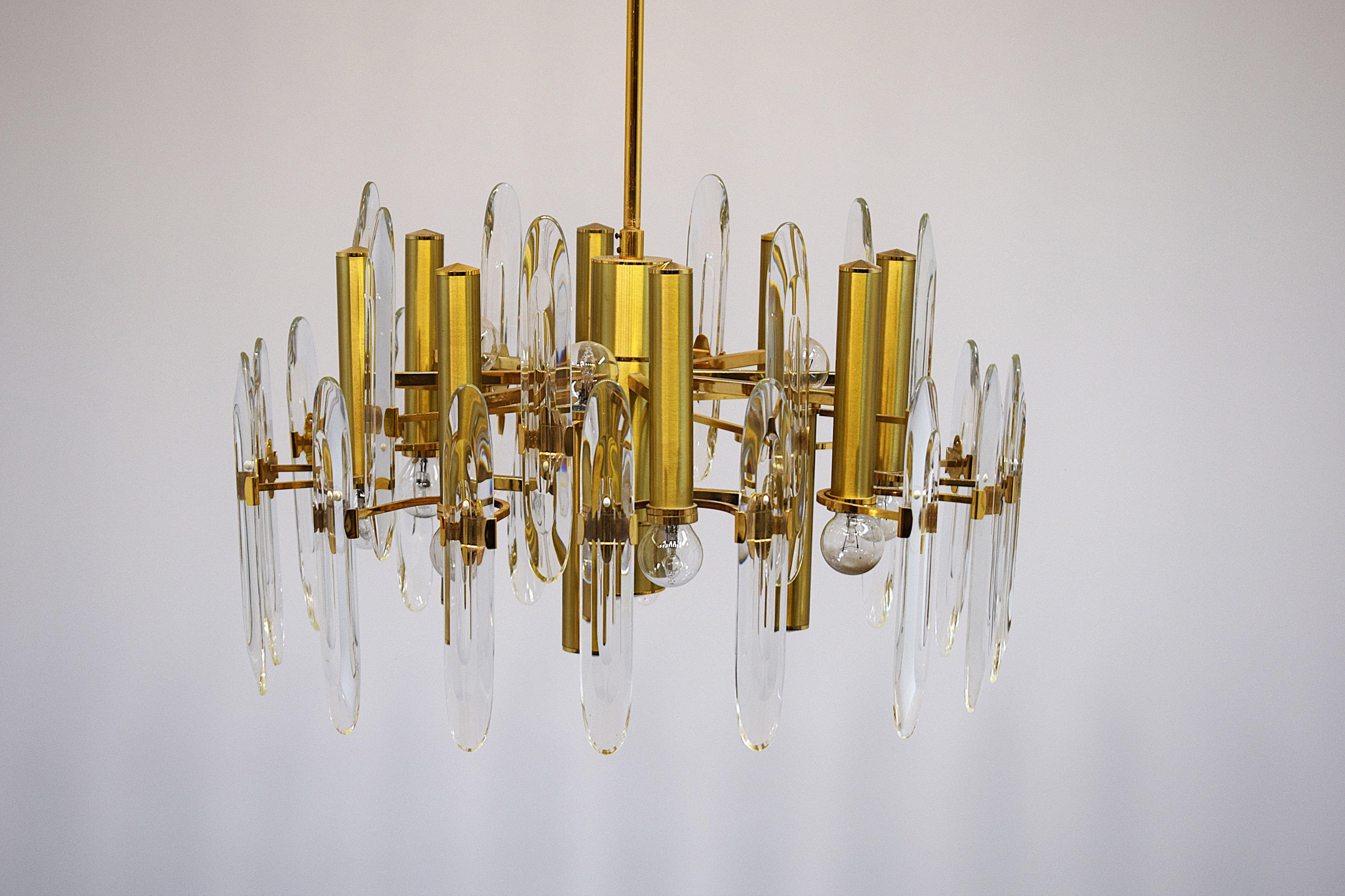 Stilkronen - Coppia Lampadari , 1970 en Bueno estado para la venta en Palermo, PA