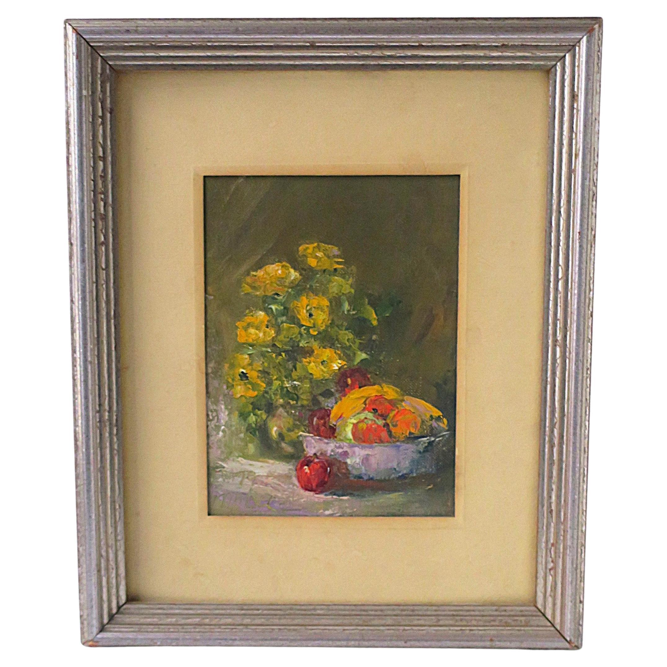 Natura morta Pittura Fiori Frutta