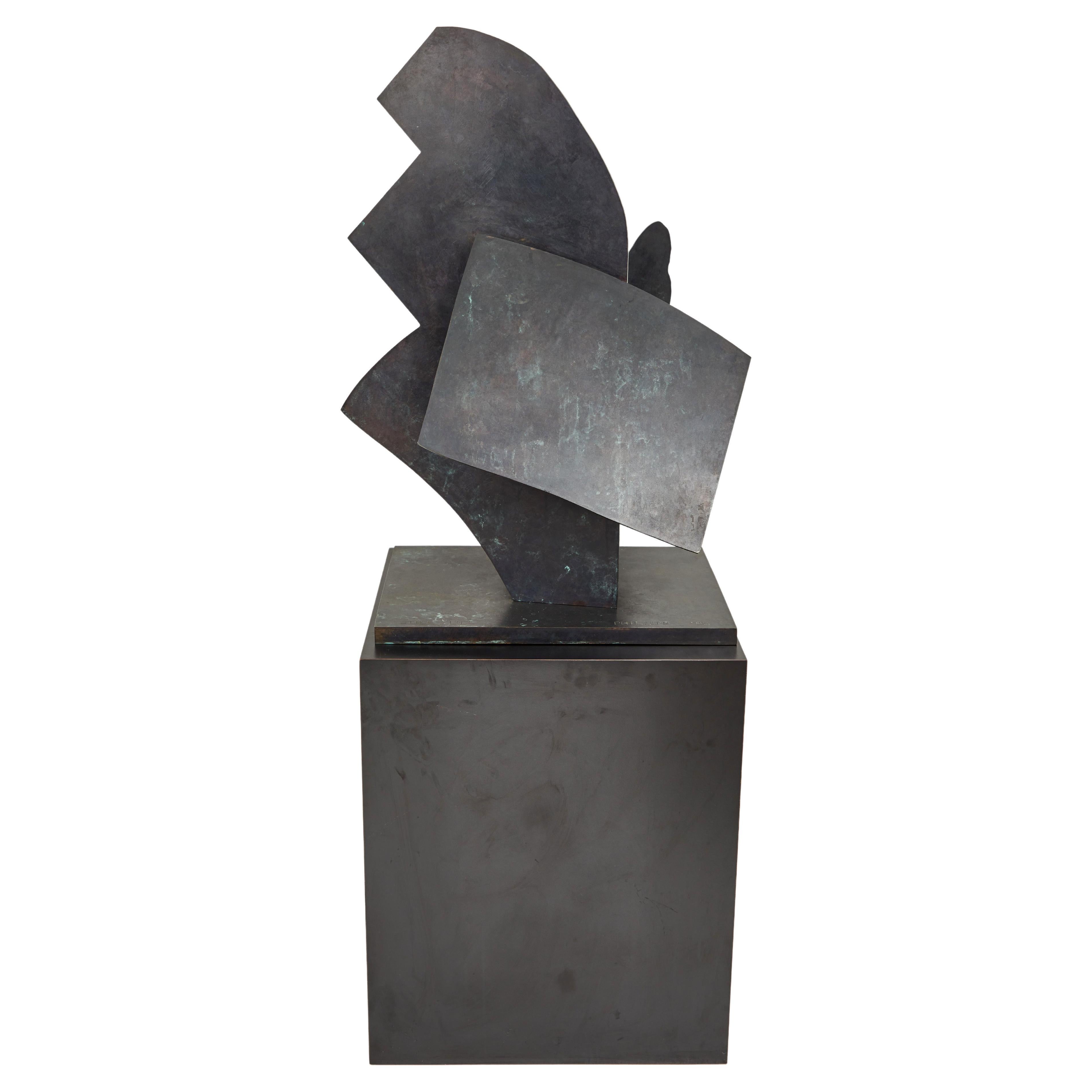 "Still Life" Bronze Sculpture Signed Phillips For Sale