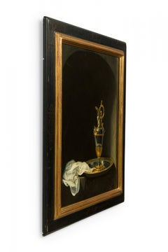 Ewer Still Life Painting, Hand-Painted, Victorian, Late 20th Century