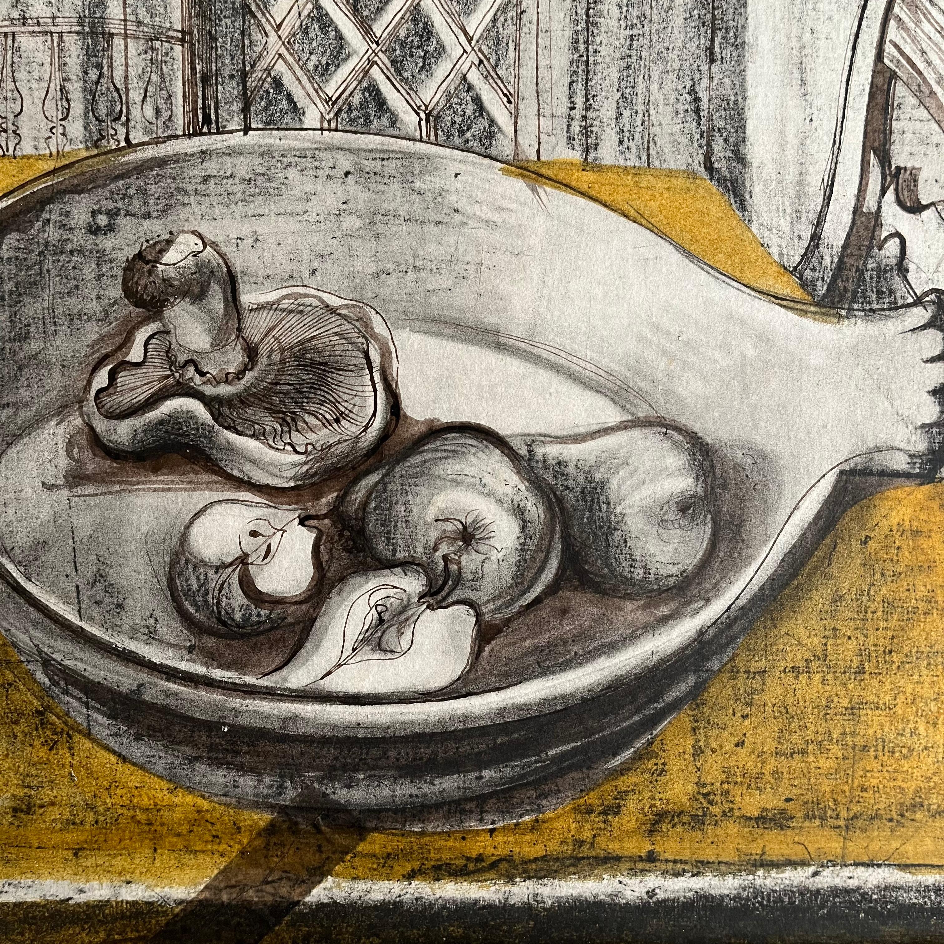 Stilleben Obstschale von John Humphrey Spender (1910 - 2005) CIRCA 1950 (Moderne) im Angebot