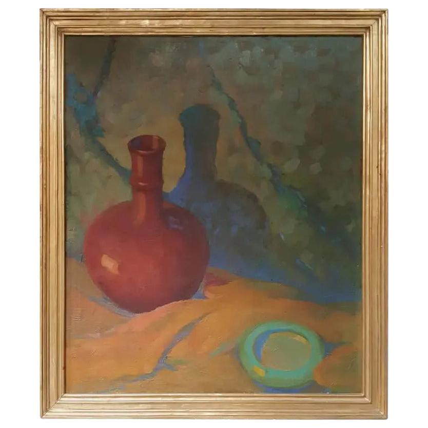 Nature morte - Peinture impressionniste de Laura Mills en vente