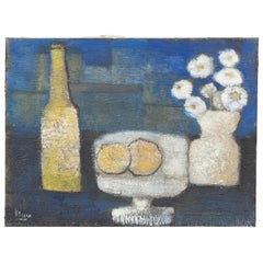 Still Life in Oil on Canvas, G.P. Visser