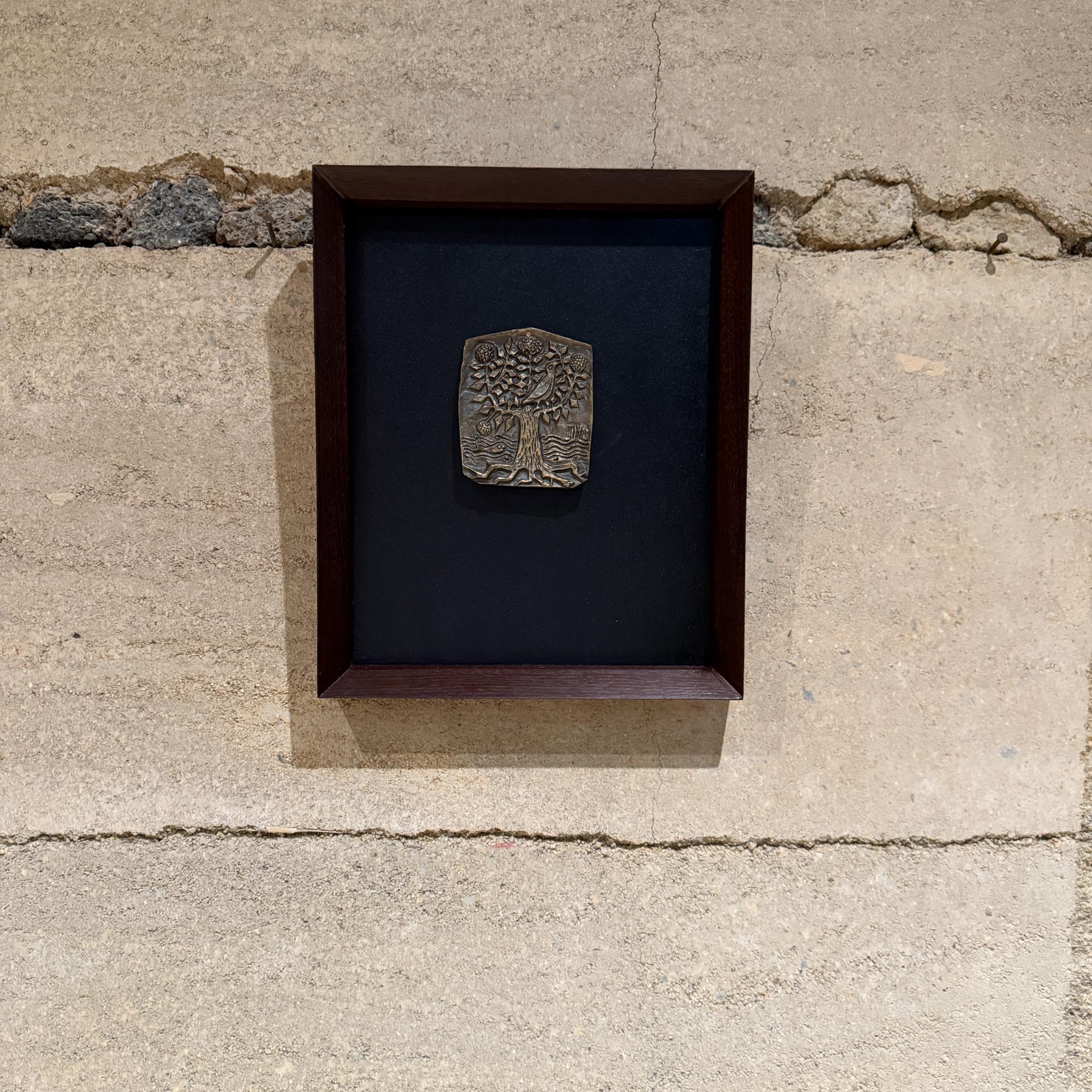 For your consideration, a beautiful bronze art (framed) of a 