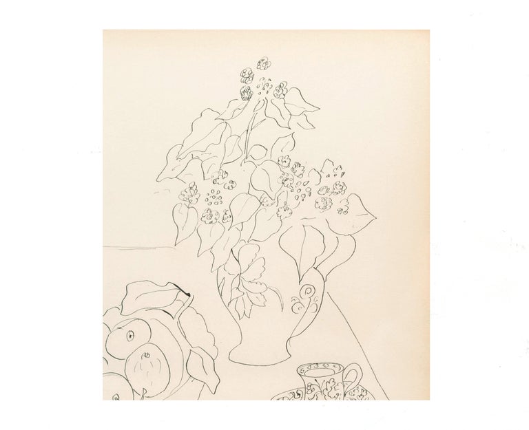'Still Life' Lithograph by Henri Matisse For Sale 3