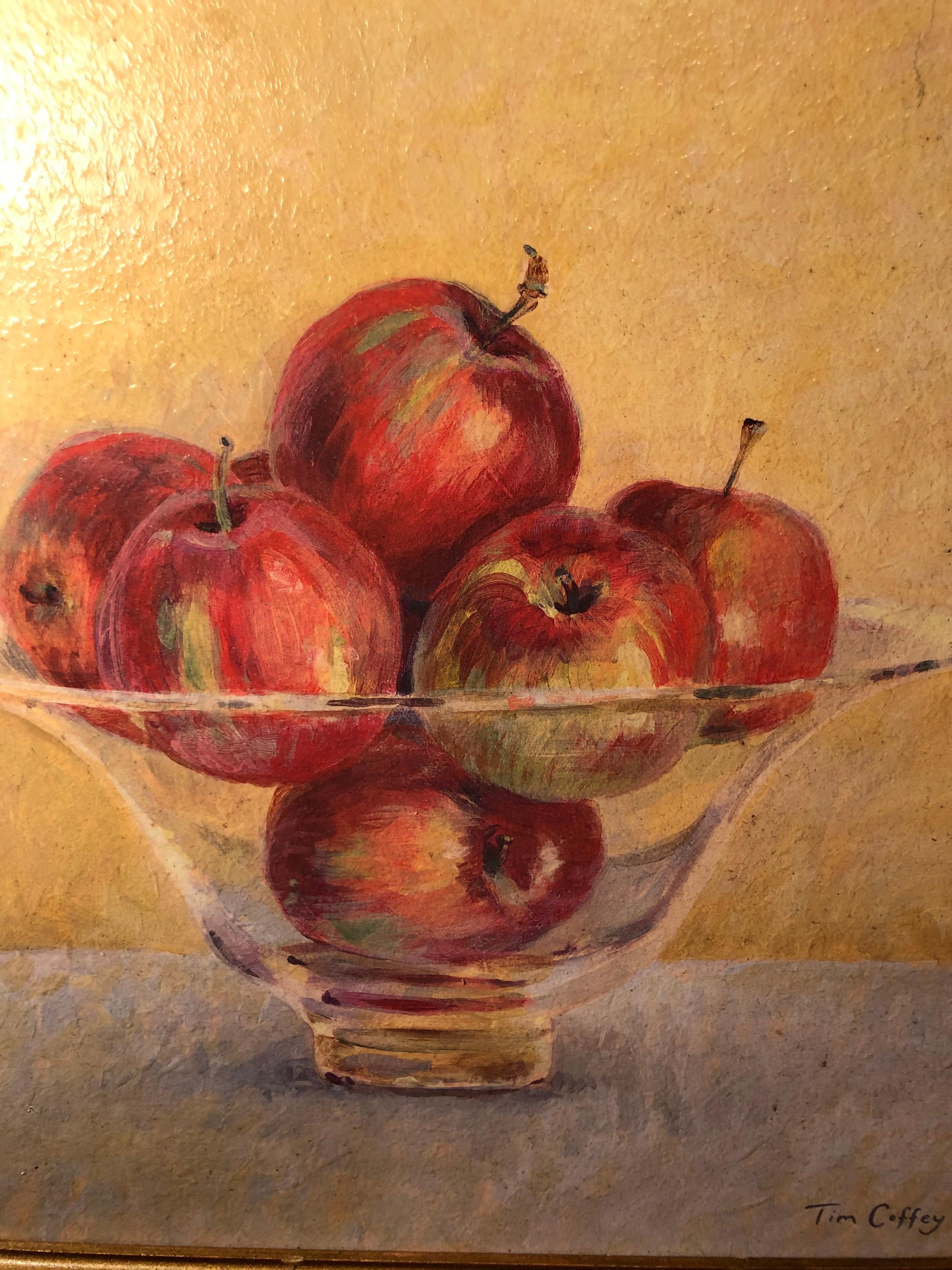 Still Life of Apples in a Bowl 3