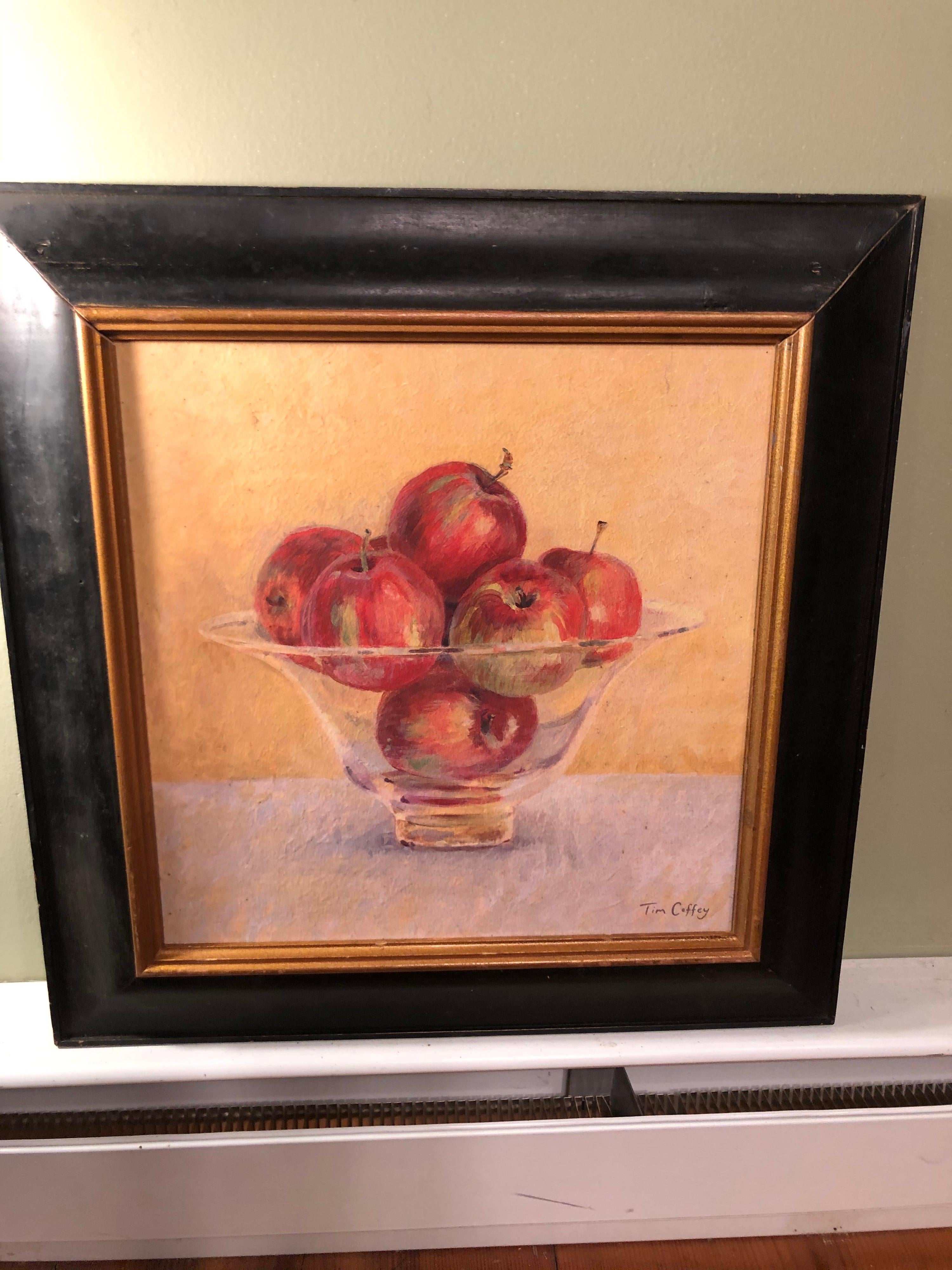 Still Life of Apples in a Bowl 12