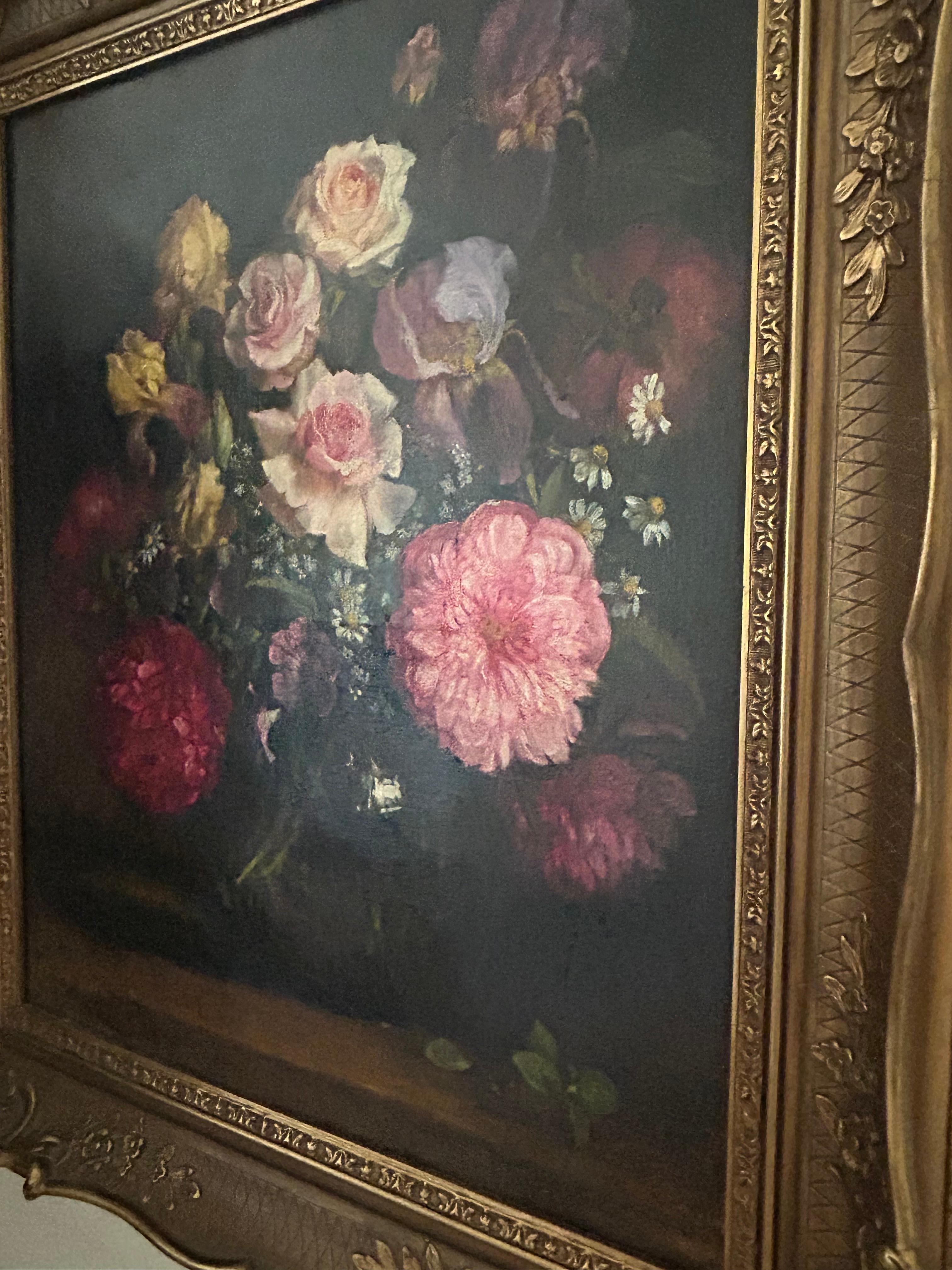 Nature morte de Lowers, Karel Martin Claessens, 1864-1938 Bon état à Toronto, CA