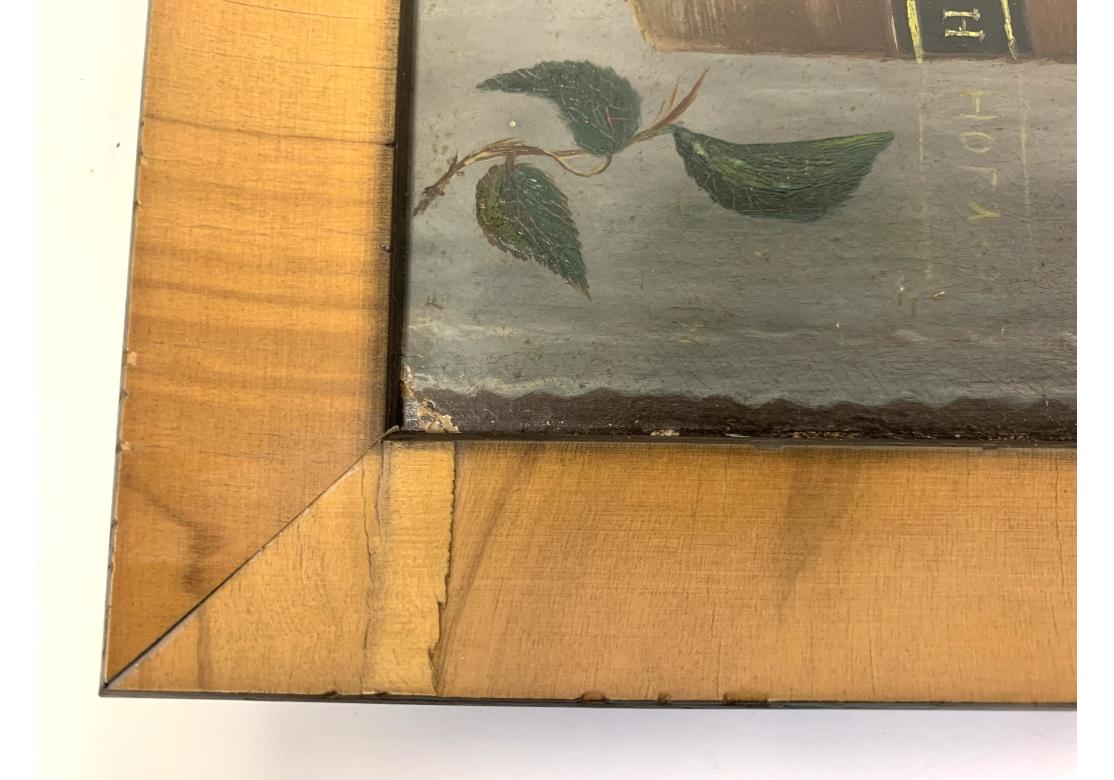 Bodegón Óleo Sobre Tabla Artista siglo XX en venta