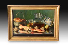 “Still Life” Oil on Canvas, Mañanós Martínez, Asterio, 1933