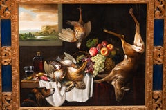 Still life. Oil on canvas. Spanish School (Antonio Rivas), 20th century.