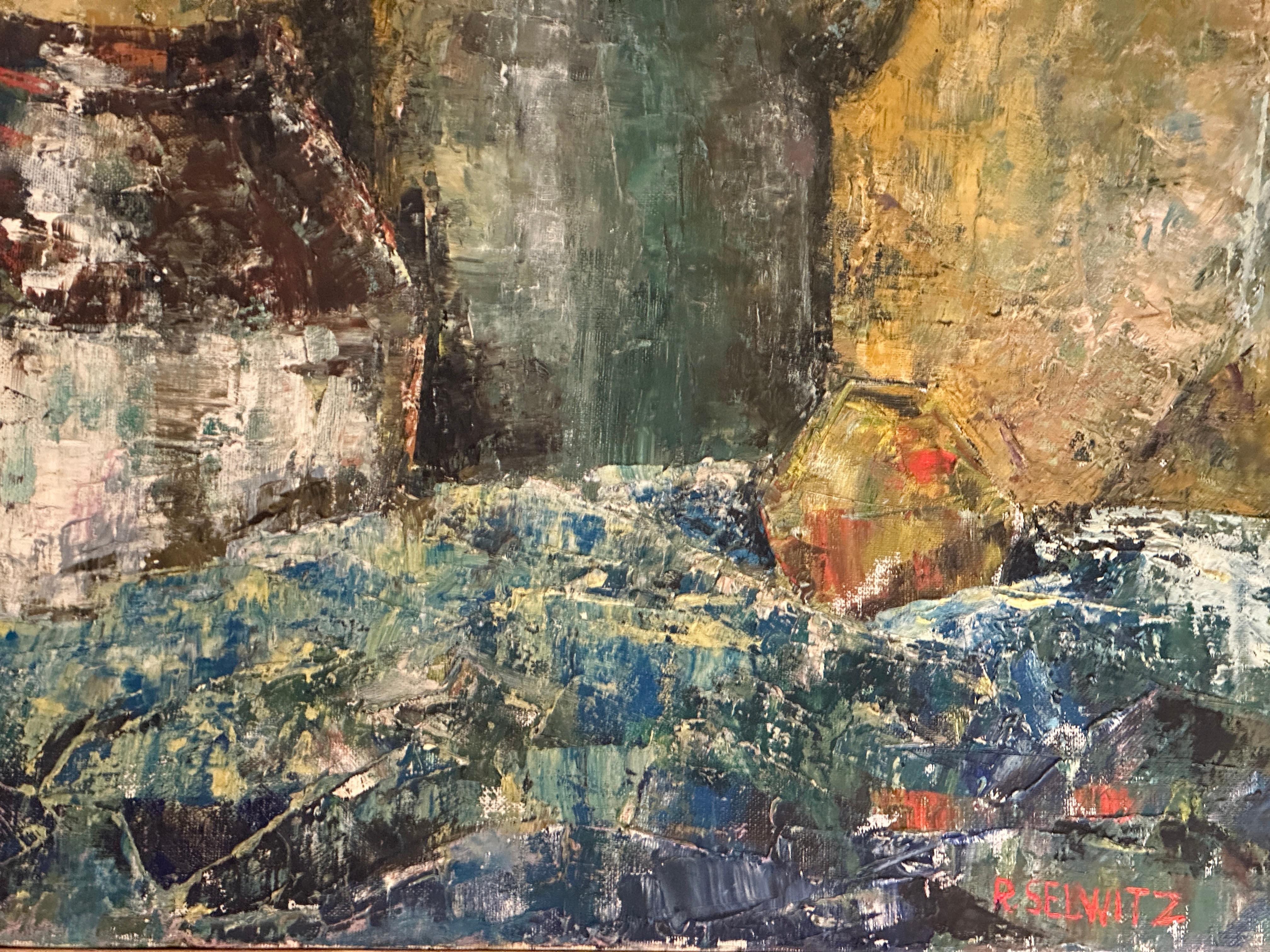 American Still Life Oil Painting by Ruth Selwitz For Sale
