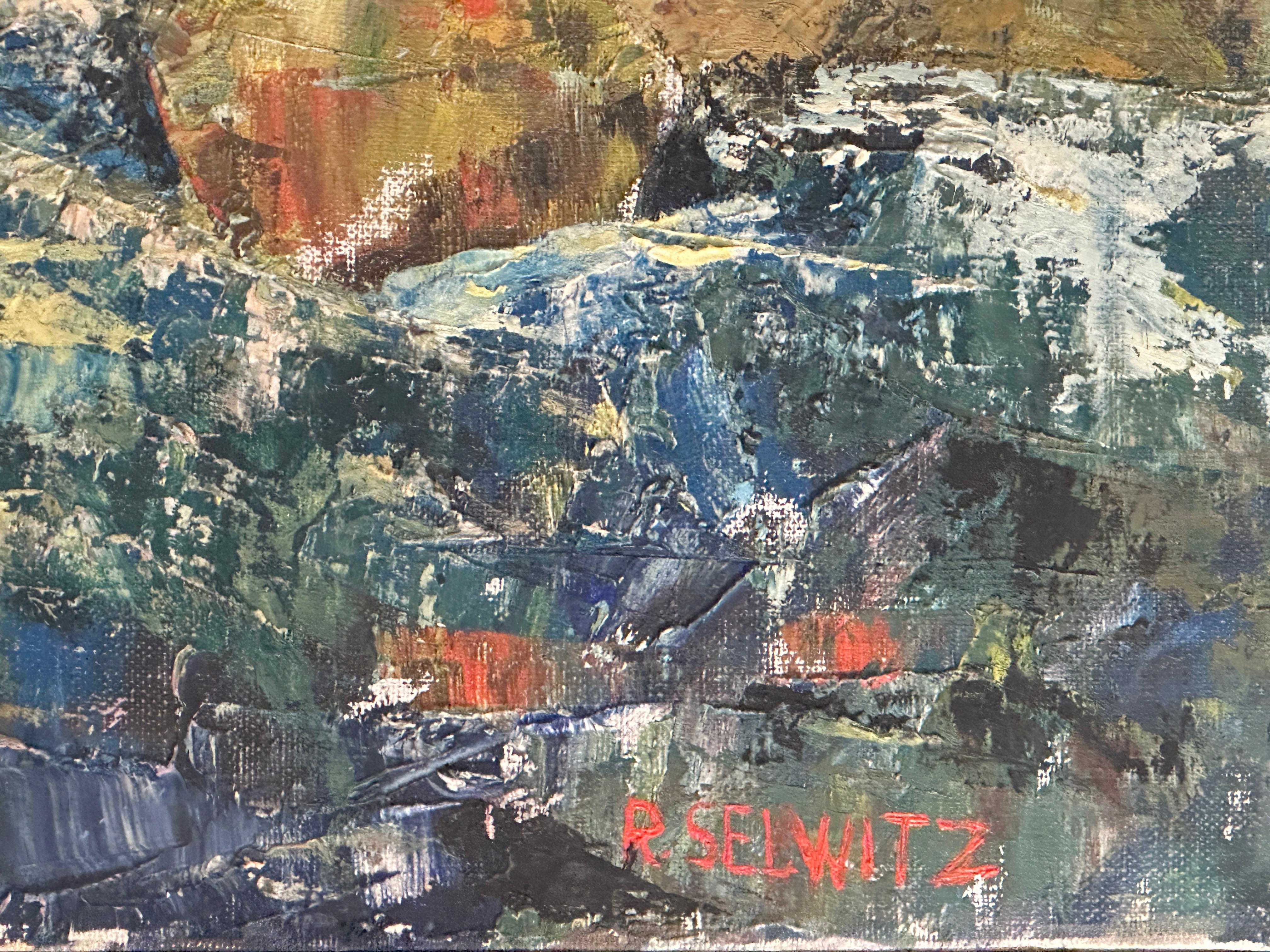 Still Life Oil Painting by Ruth Selwitz In Excellent Condition For Sale In Pasadena, CA