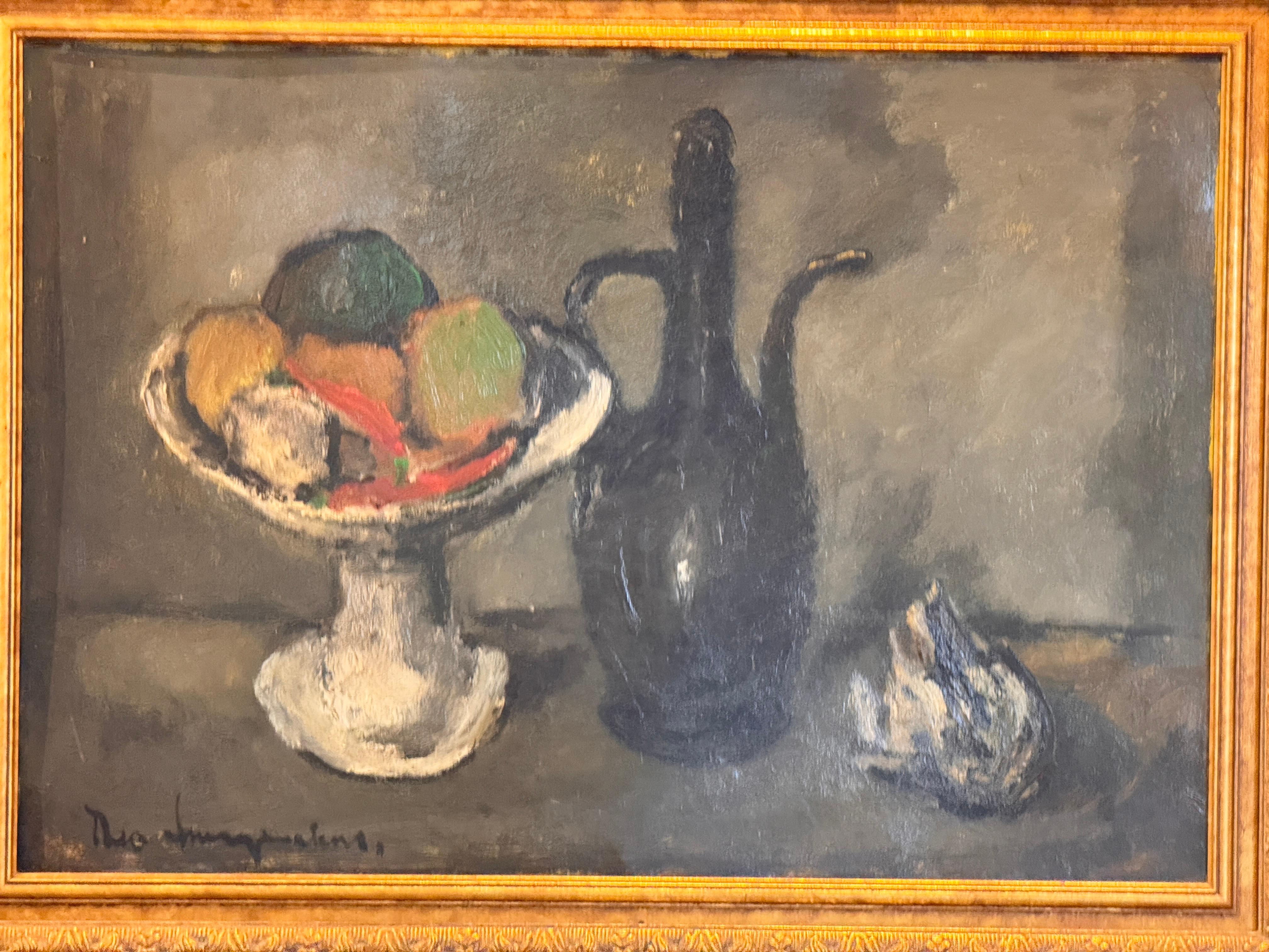 Néerlandais Nature morte à l'huile par Theo Swagemakers en vente