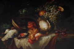 Still Life Oil Paintings Sign Reinhard, After Old Master of the 17th Century